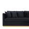 lucia gold black stylish 8 sofa set