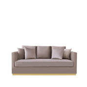 lucia gold taupe sofa set