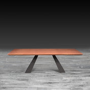 ludovico walnut modern dining table