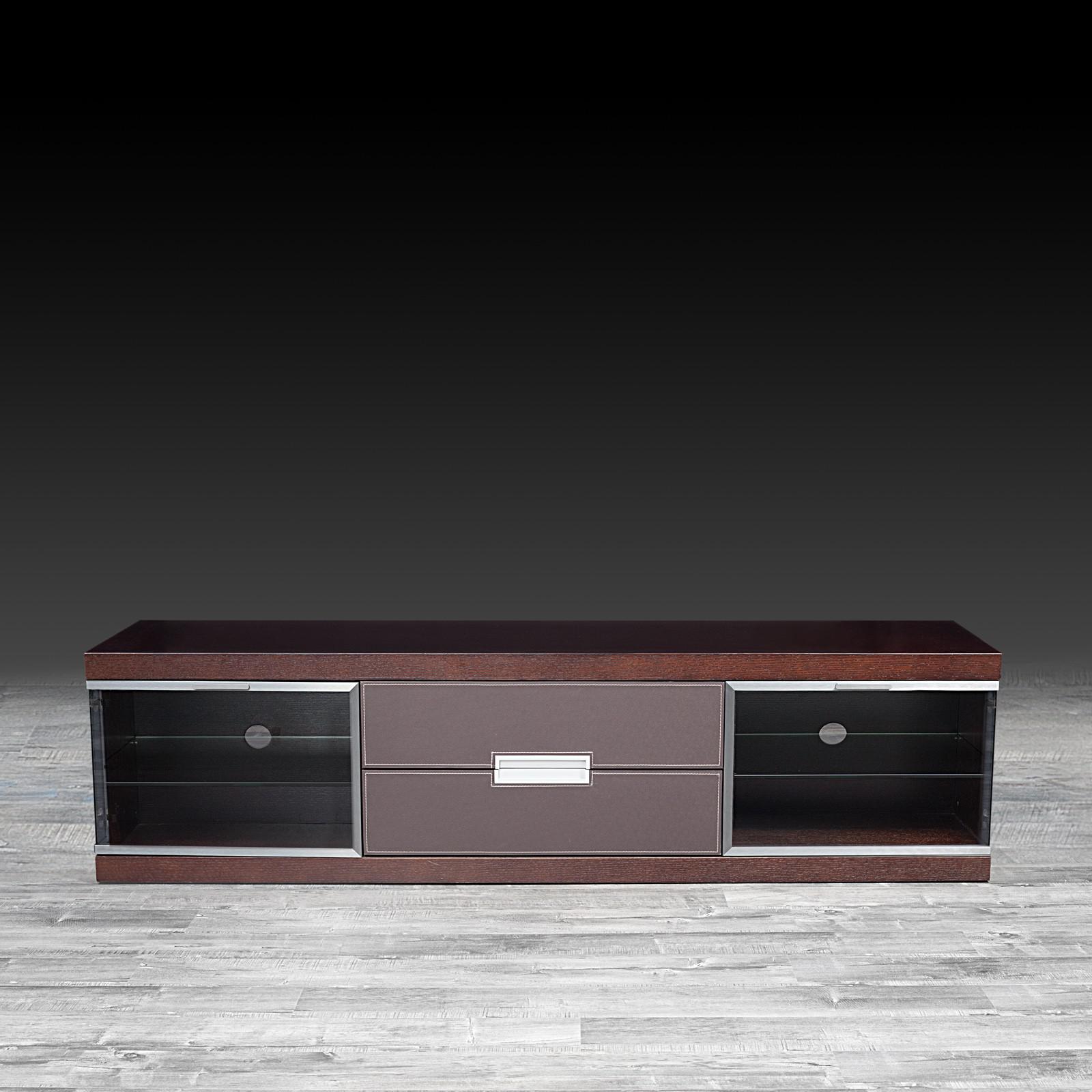 luigi brown modern tv stand