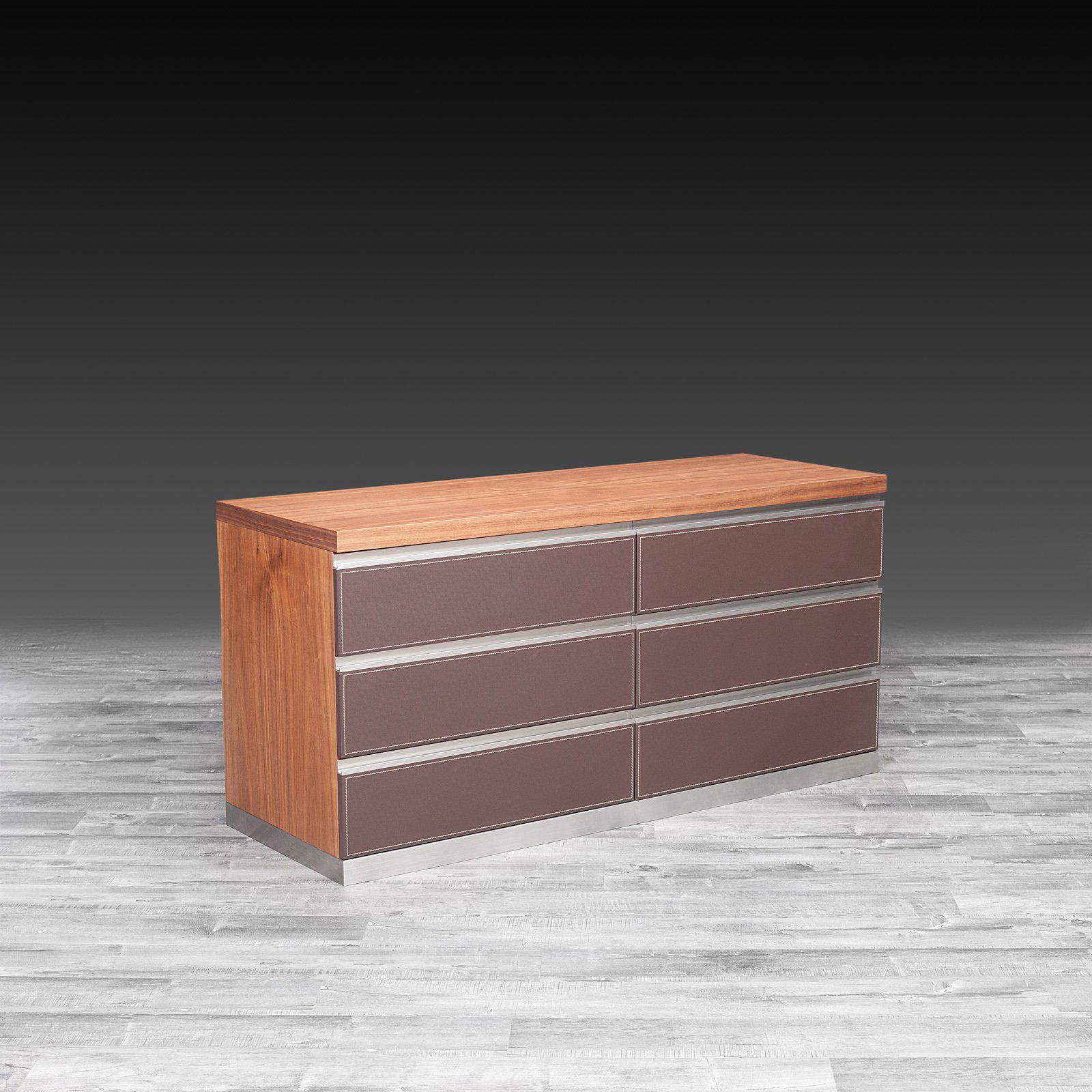 luigi brown stylish dresser