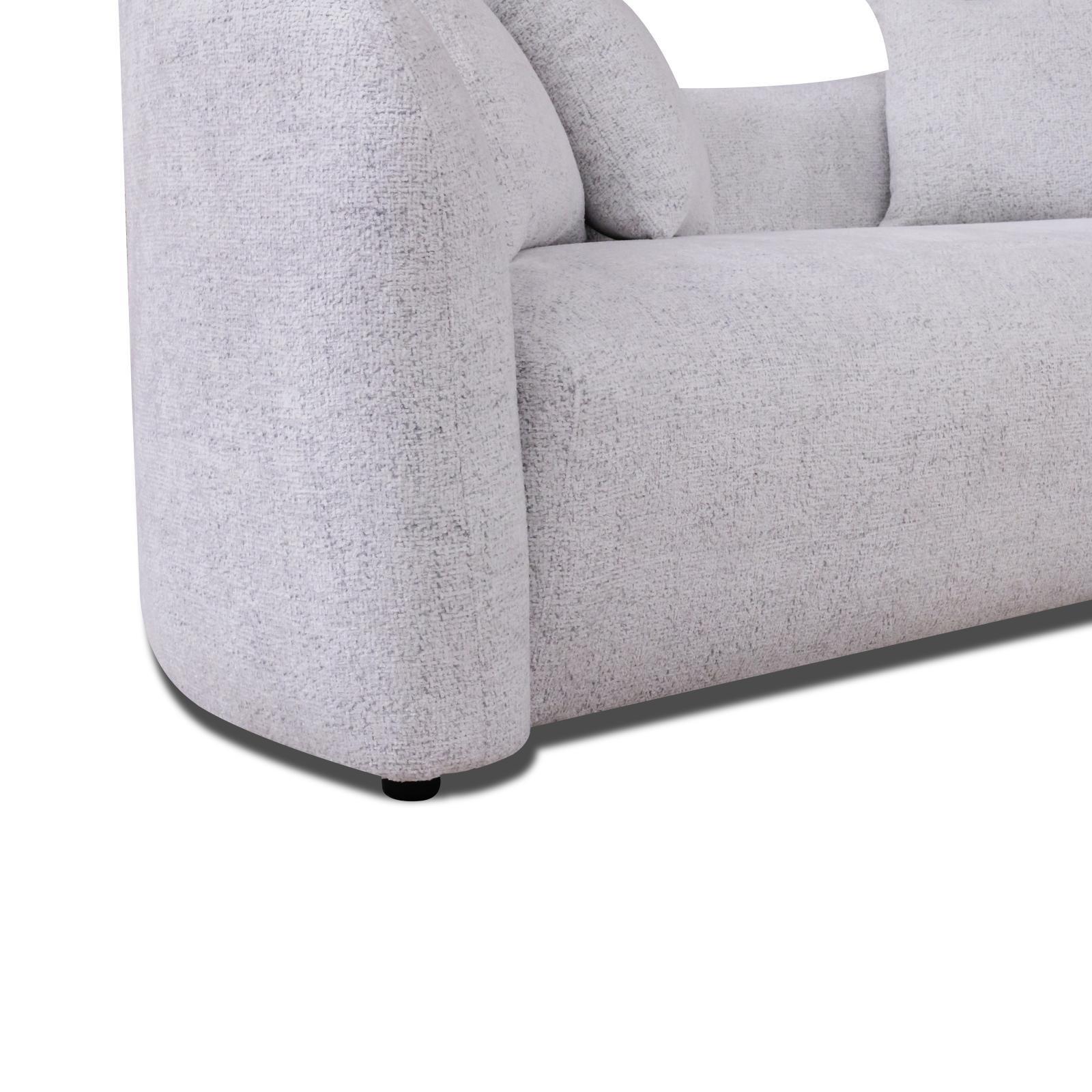 luna ivory modern 9 sofa set