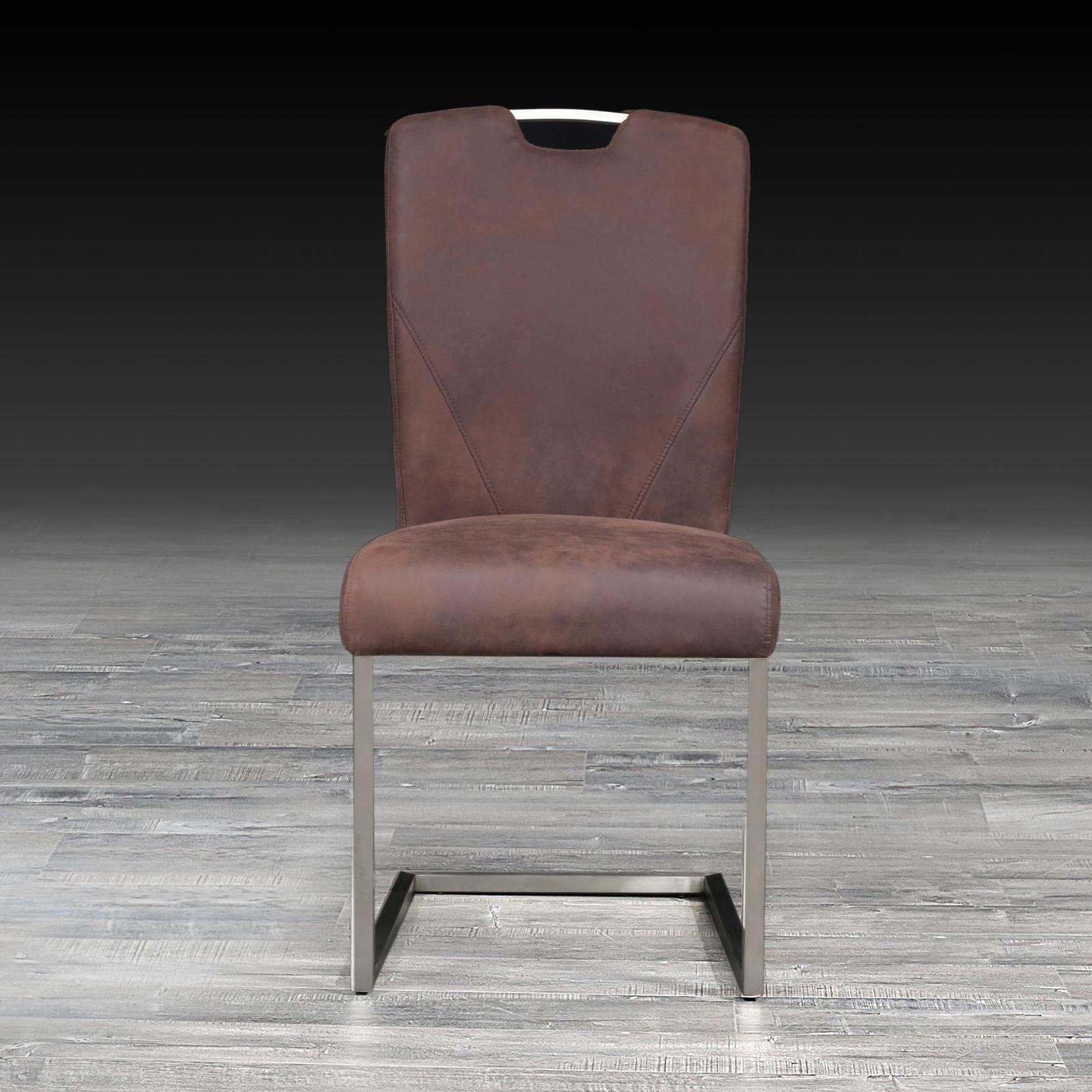 lynx brown modern dining chair