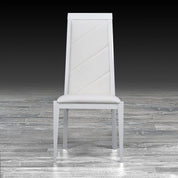 manhattan white modern dining chair