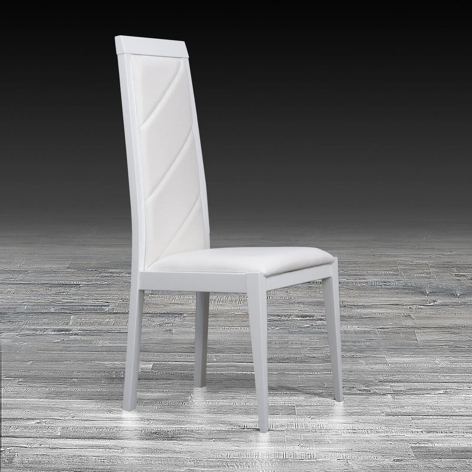 manhattan white stylish dining chair