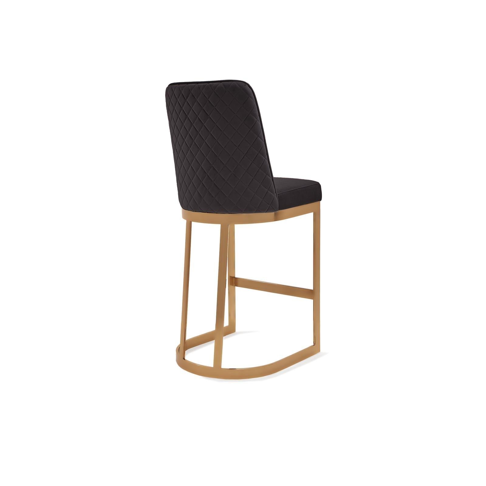 mariella brtgss black luxury 7 counter stool