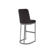 mariella silver black luxury 7 bar stool