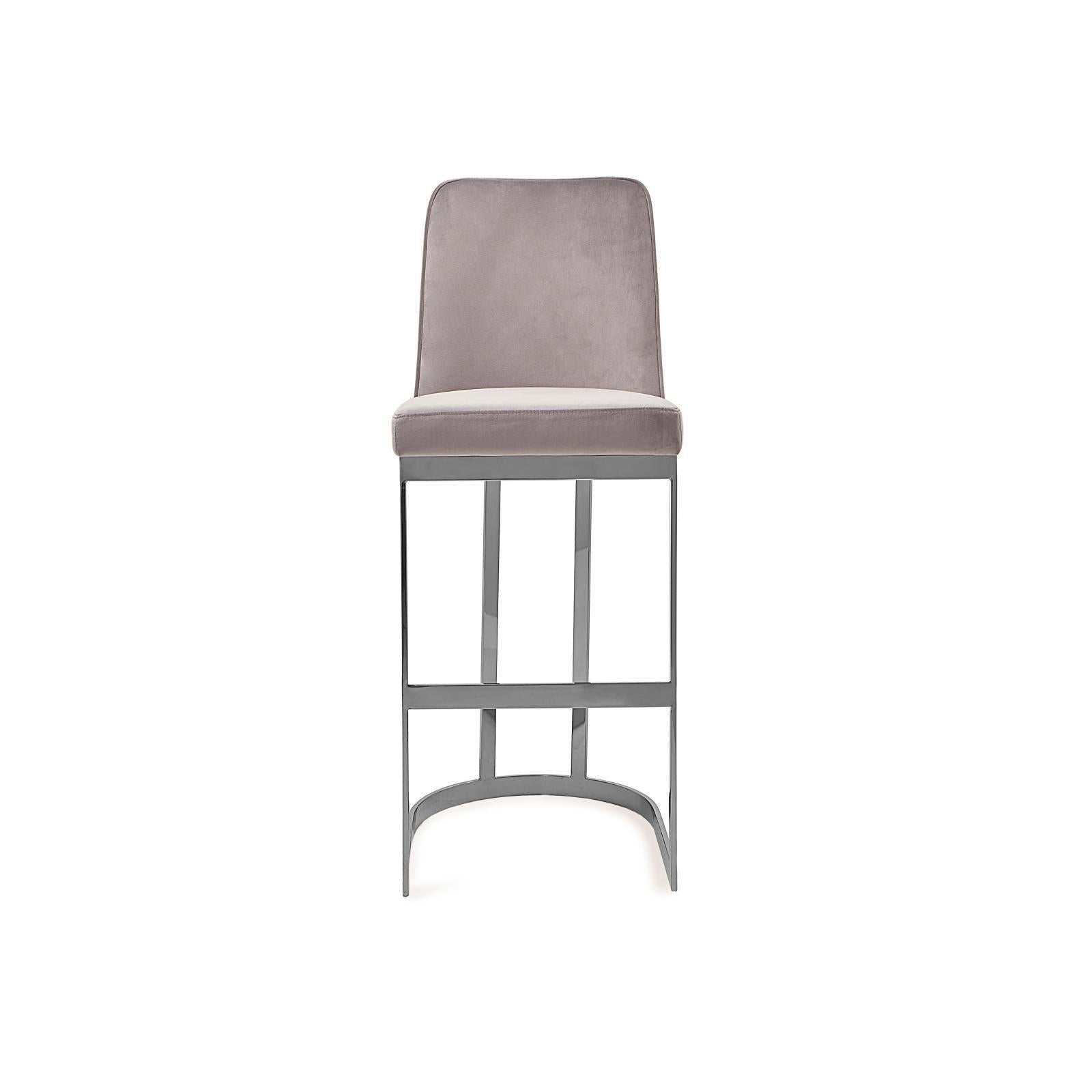 Mariella Gray Bar Stool