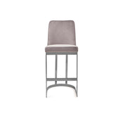 mariella silver gray counter bar stool