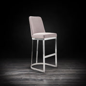 mariella silver gray stylish bar stool