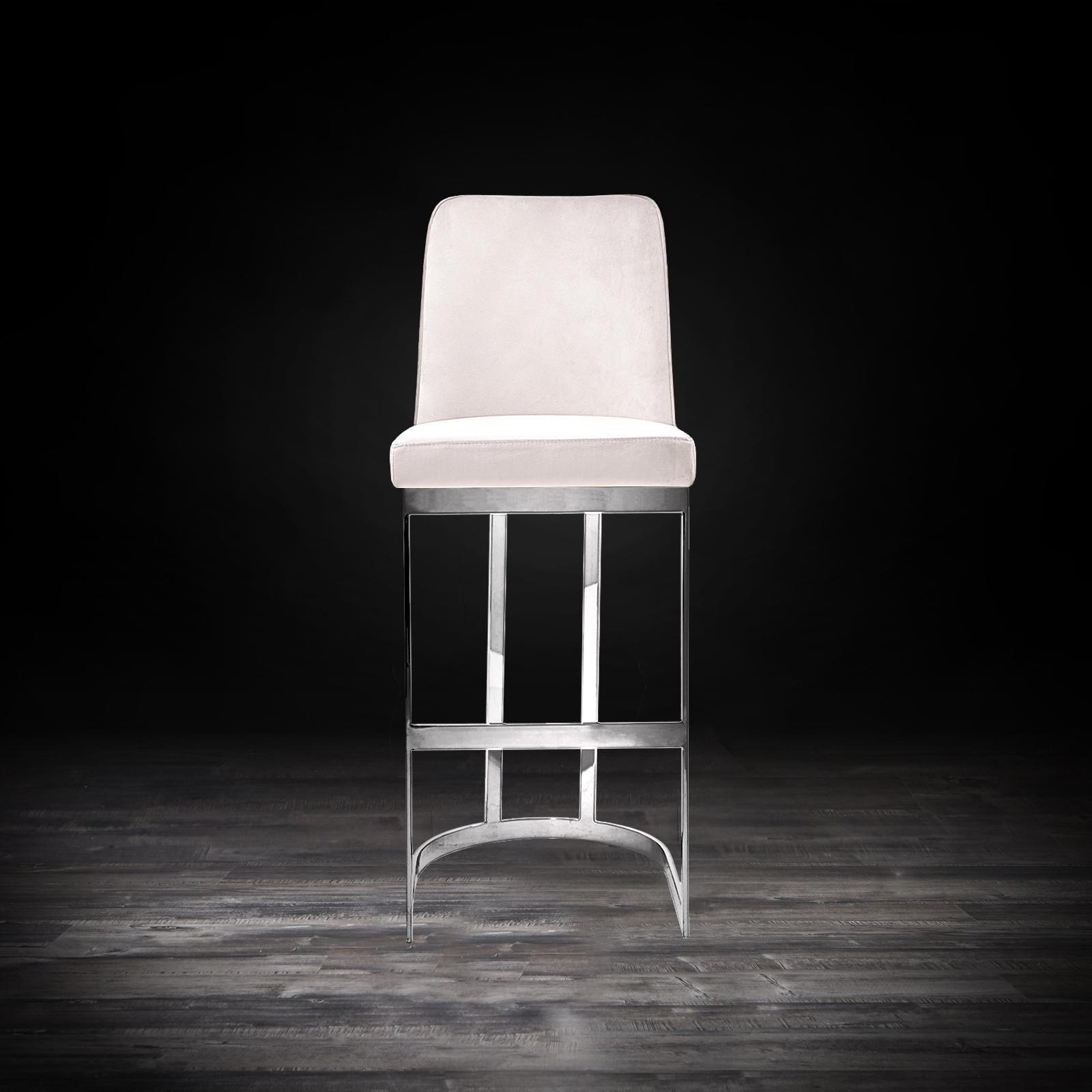 mariella ss beige bar modern 1 bar stool