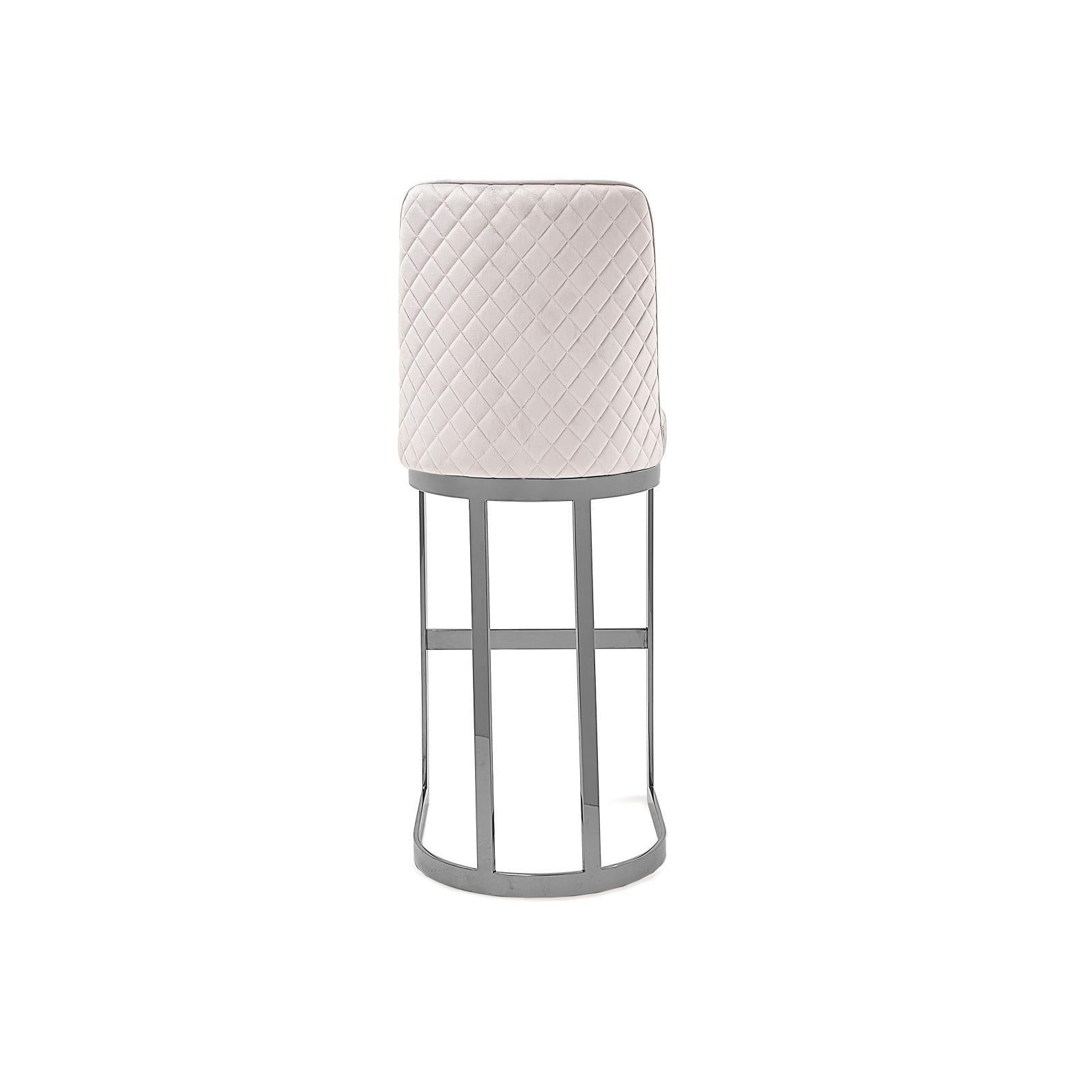 mariella ss beige bar modern 8 bar stool