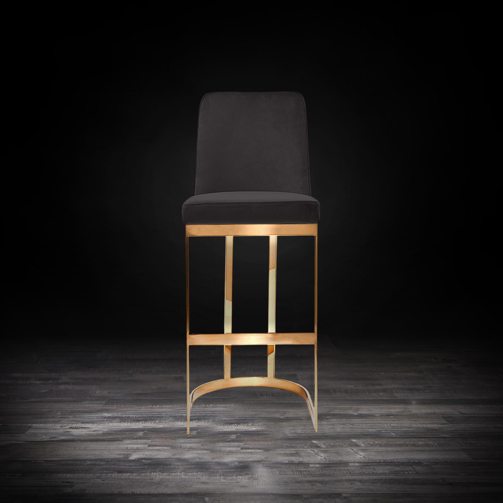 mariella tgss black modern bar stool