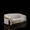 Massimo Lux Brushed Titanium Gold Sofa Set | Beige - My Store-Sofa-Sofa Set