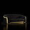 Massimo Lux Brushed Titanium Gold Sofa Set | Black - My Store-Sofa-Sofa Set