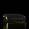 Massimo Lux Titanium Gold Sofa Set | Black - My Store-Sofa-Sofa Set