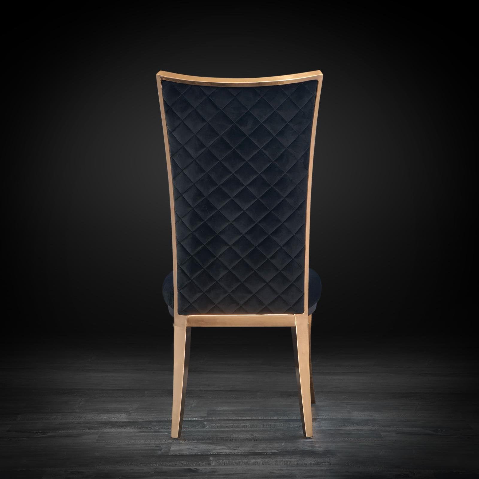 massimo rg black luxury dining chair