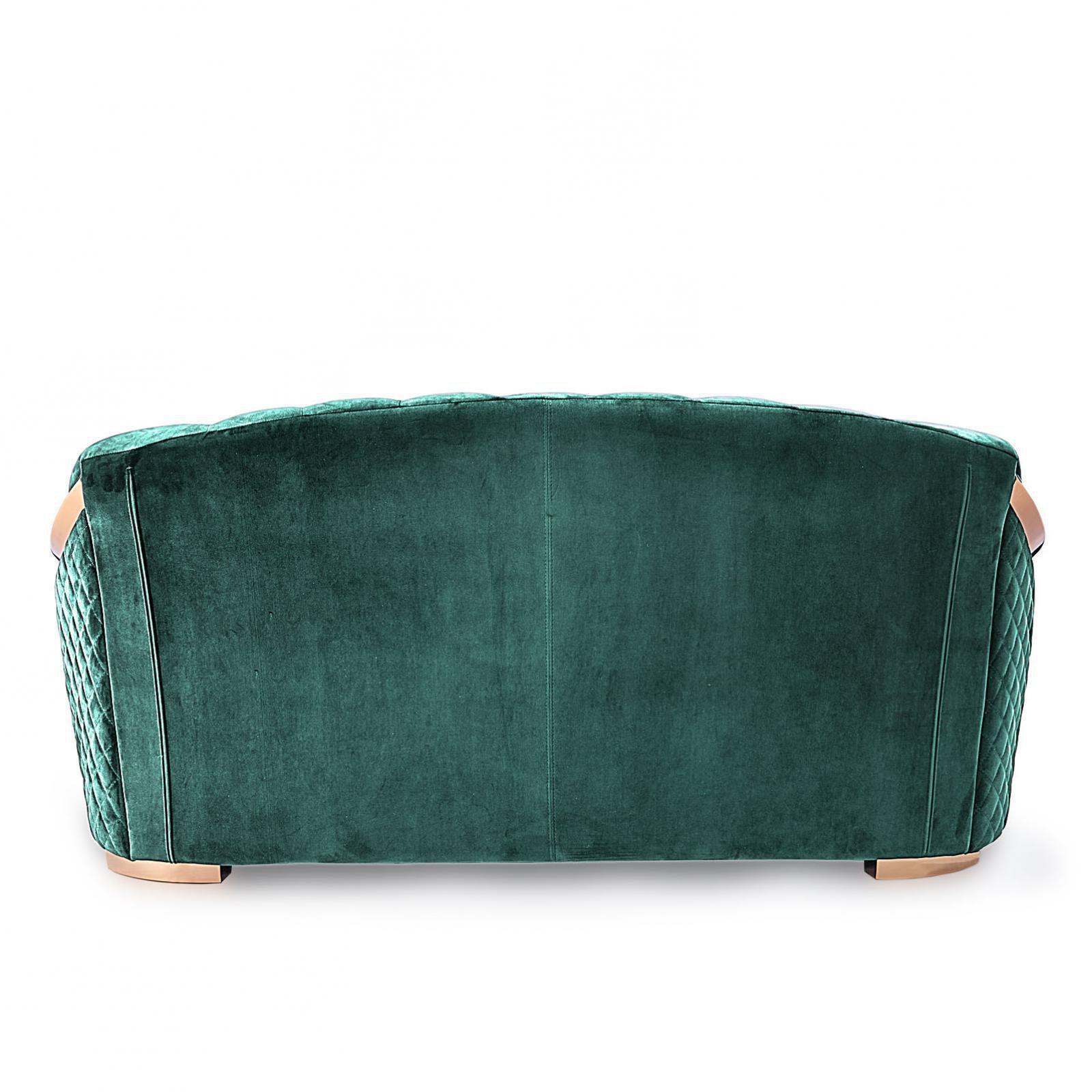 massimo rg dark green allamoda 7 sofa set