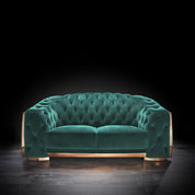 massimo rg dark green modern 1 sofa set