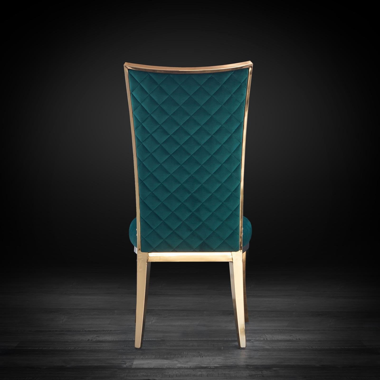 massimo rg green luxury dining chair