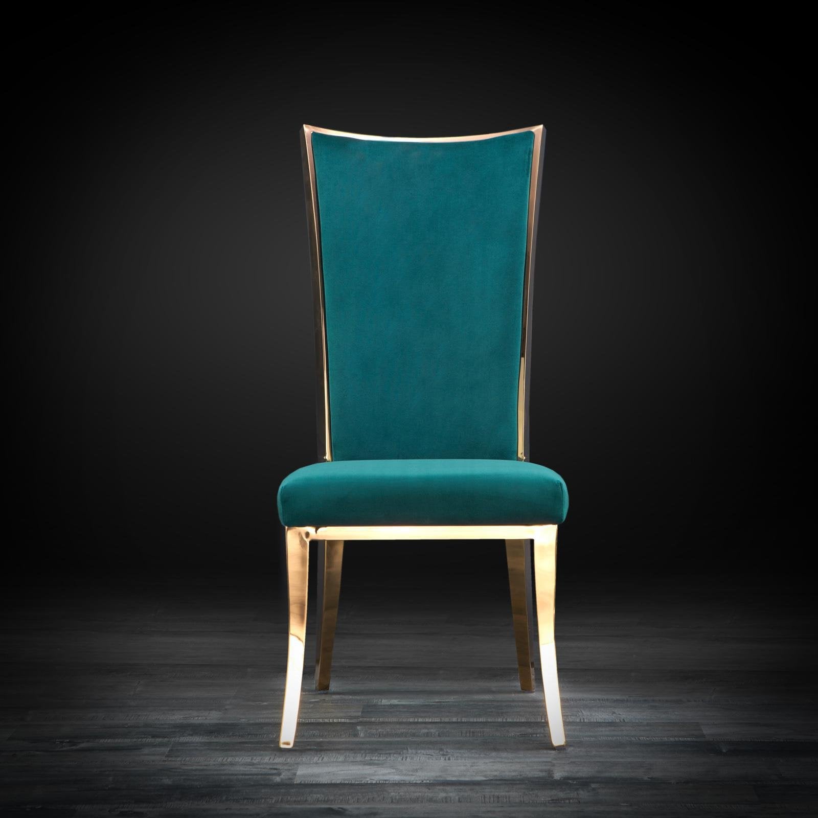 massimo rg green modern dining chair