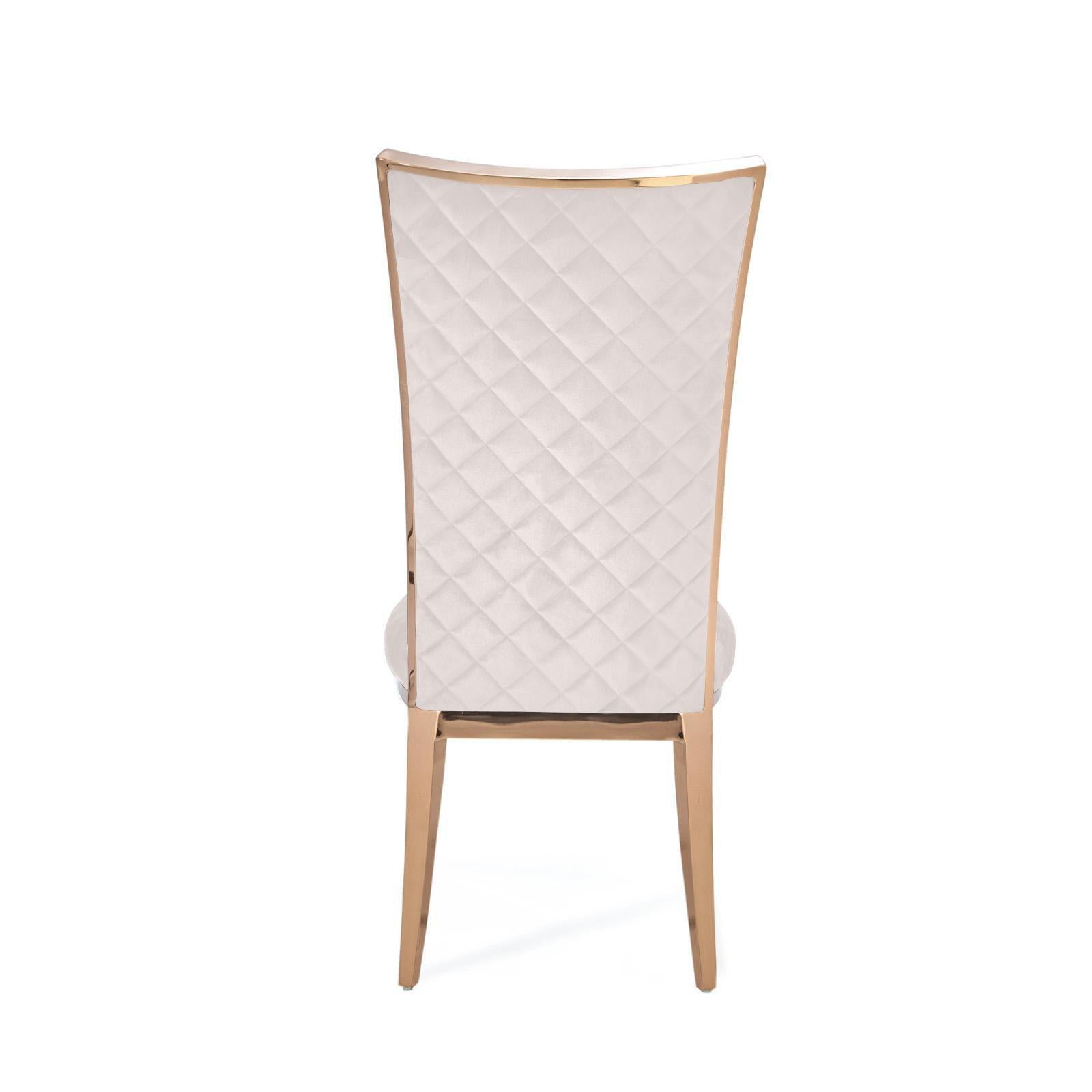 massimo rgss beige luxury 7 dining chair