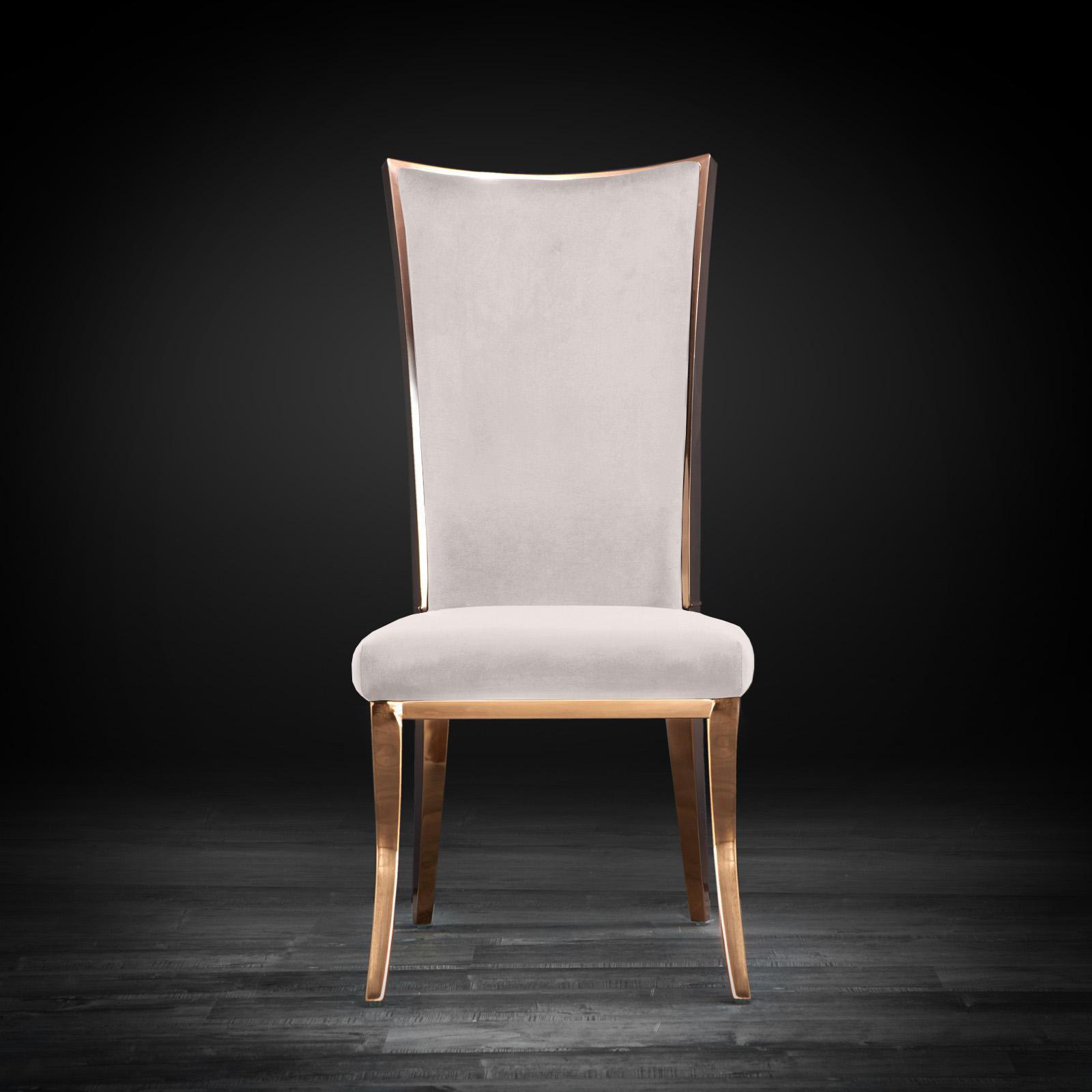 massimo rgss beige stylish dining chair