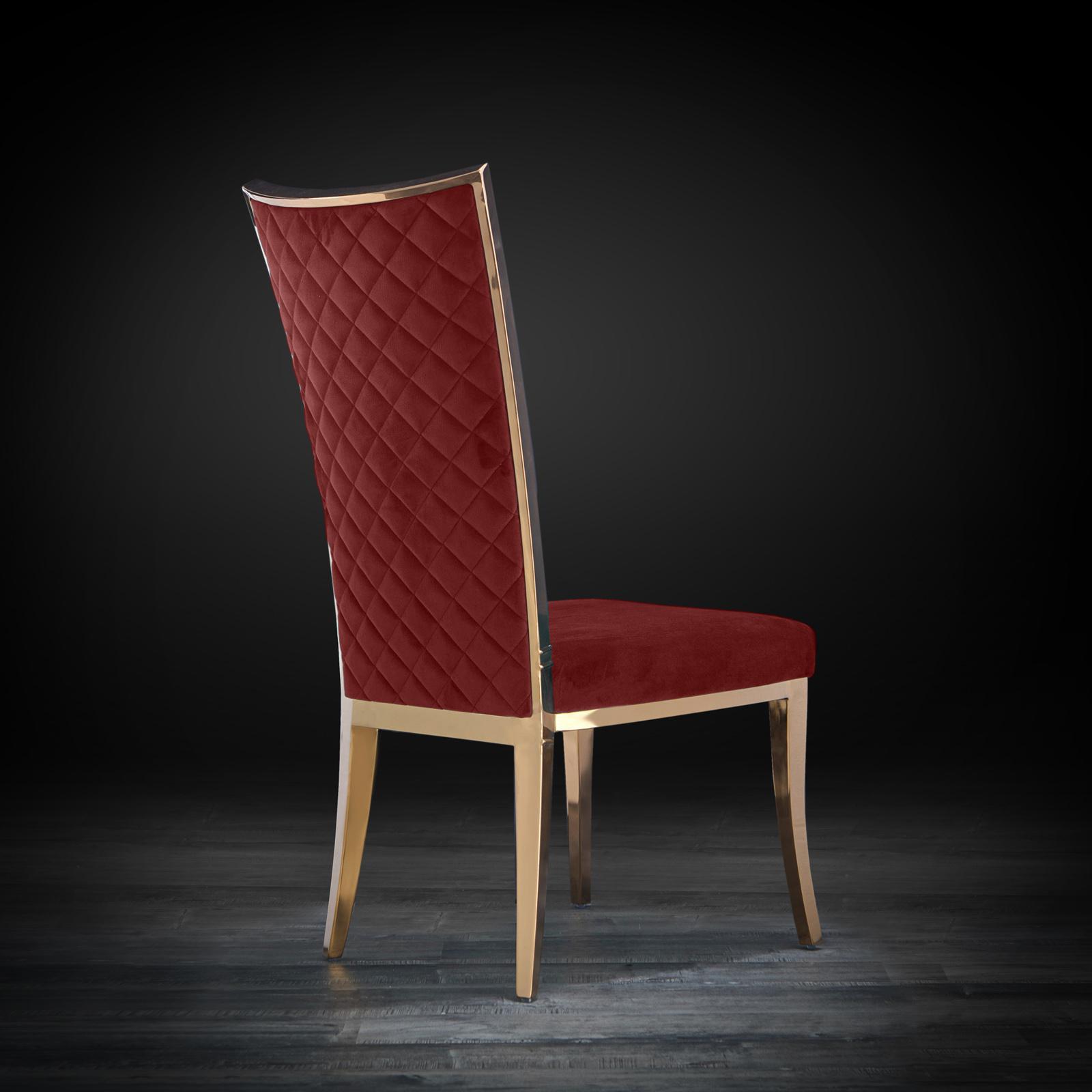 massimo rgss burgundy allamoda dining chair