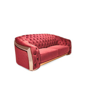 massimo rgss burgundy sofa set