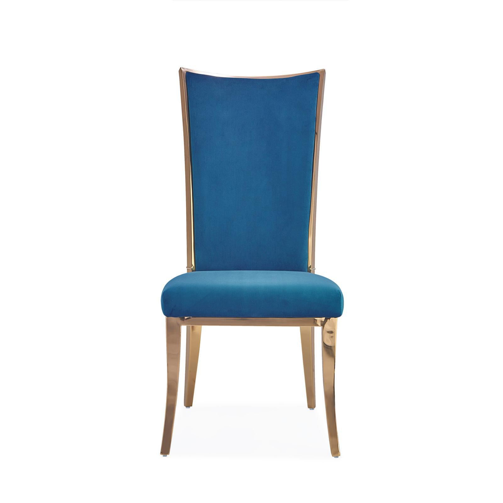 Massimo Rose Gold Dining Chair