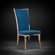 massimo rgss dark blue modern dining chair