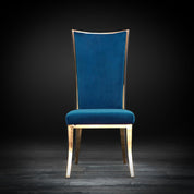 massimo rgss dark blue stylish dining chair