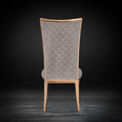 massimo rgss taupe luxury dining chair