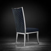 massimo silver black allamoda dining chair