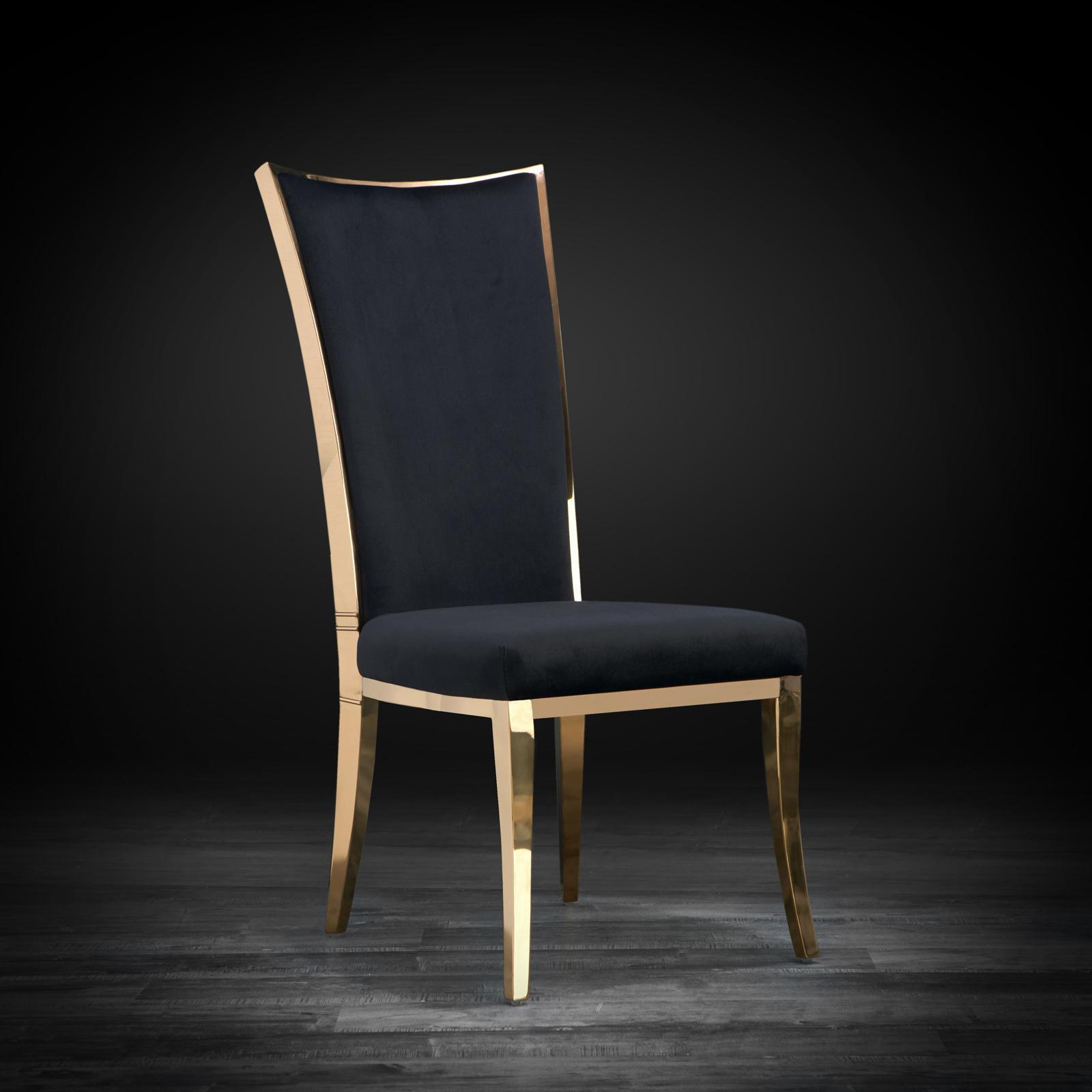 massimo tgss black modern dining chair