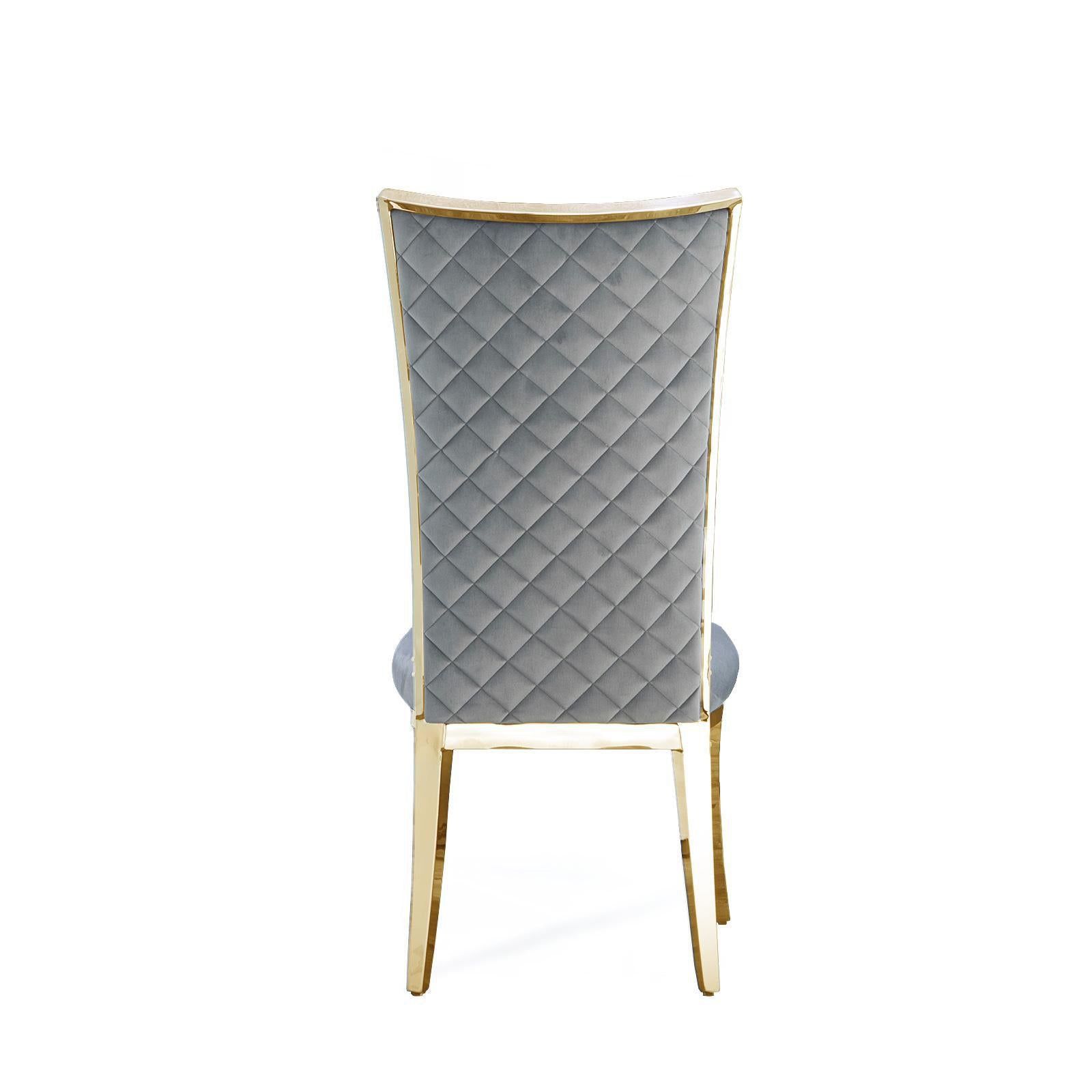 massimo tgss gray luxury 7 dining chair