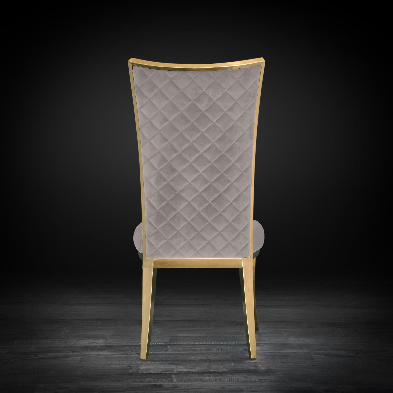 massimo tgss taupe luxury dining chair