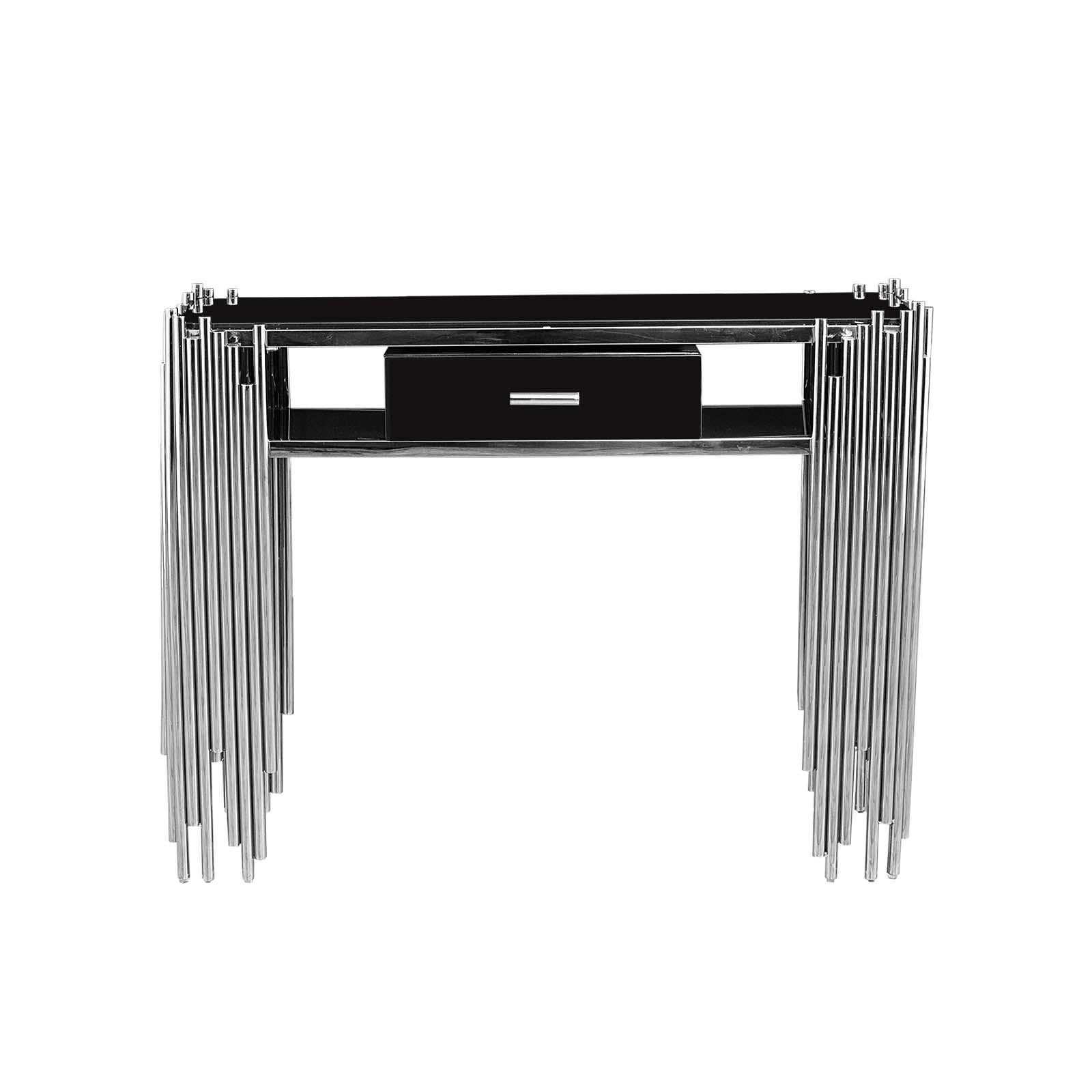 mauris silver console table