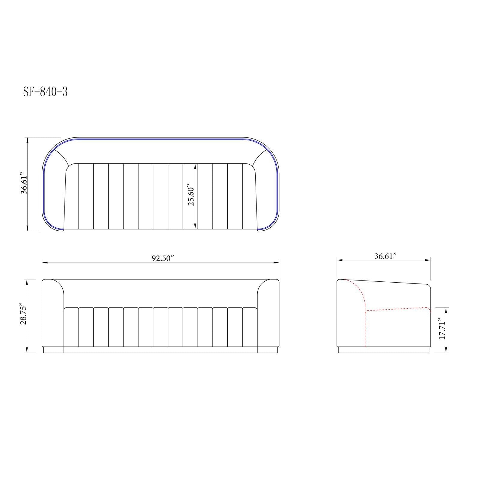 mauro gray ax17 sofa set