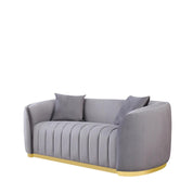 mauro gray luxury 7 sofa set