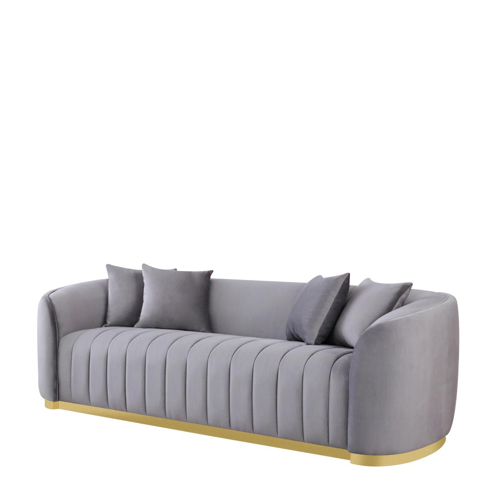 mauro gray stylish 7 sofa set