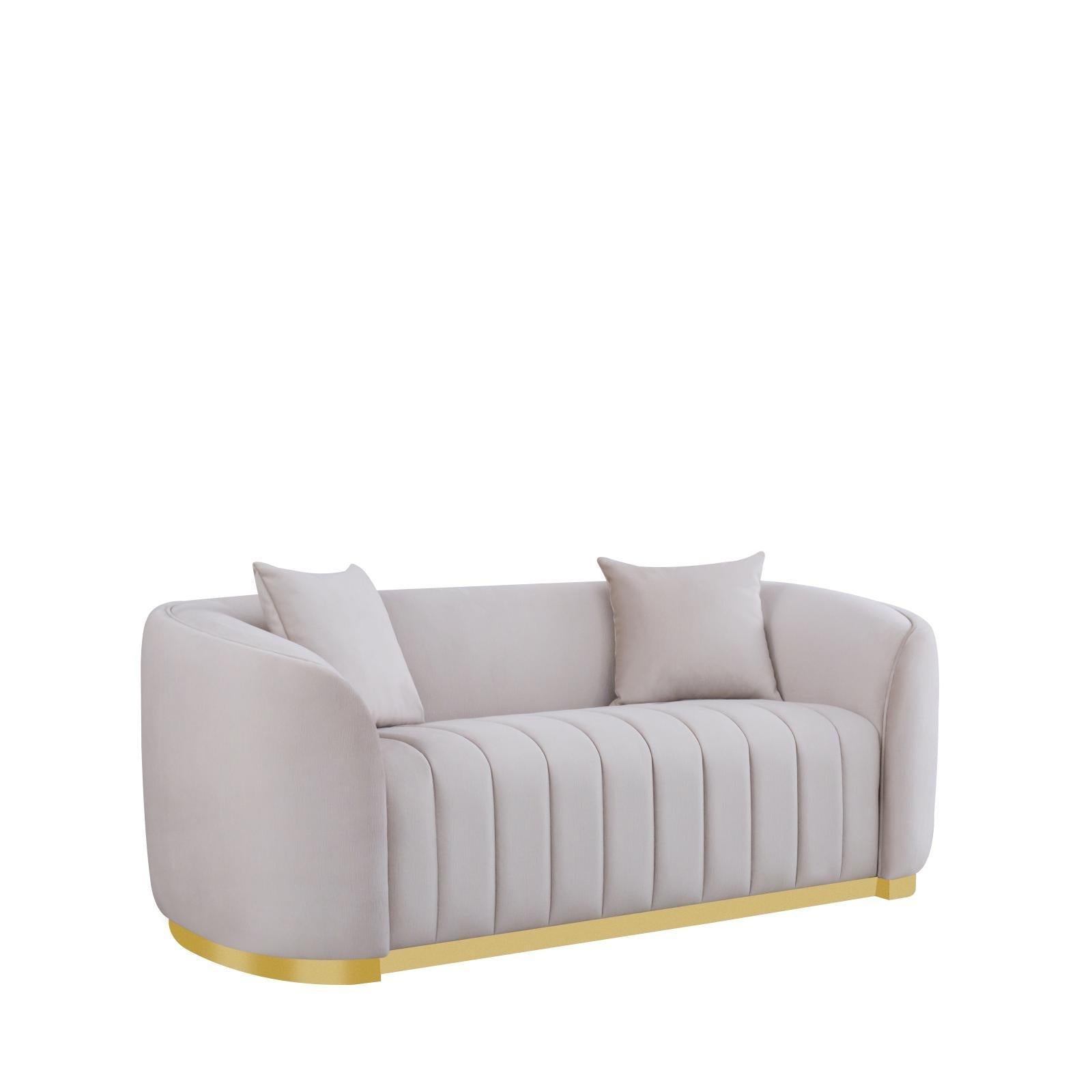 mauro taupe allamoda 7 sofa set