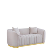 mauro taupe allamoda 7 sofa set