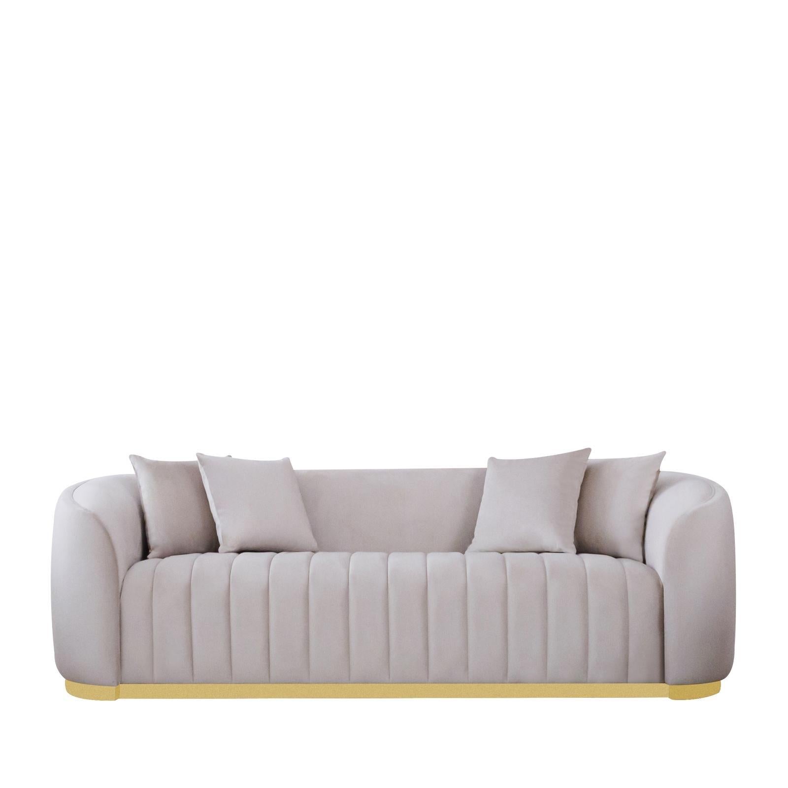 mauro taupe sofa set