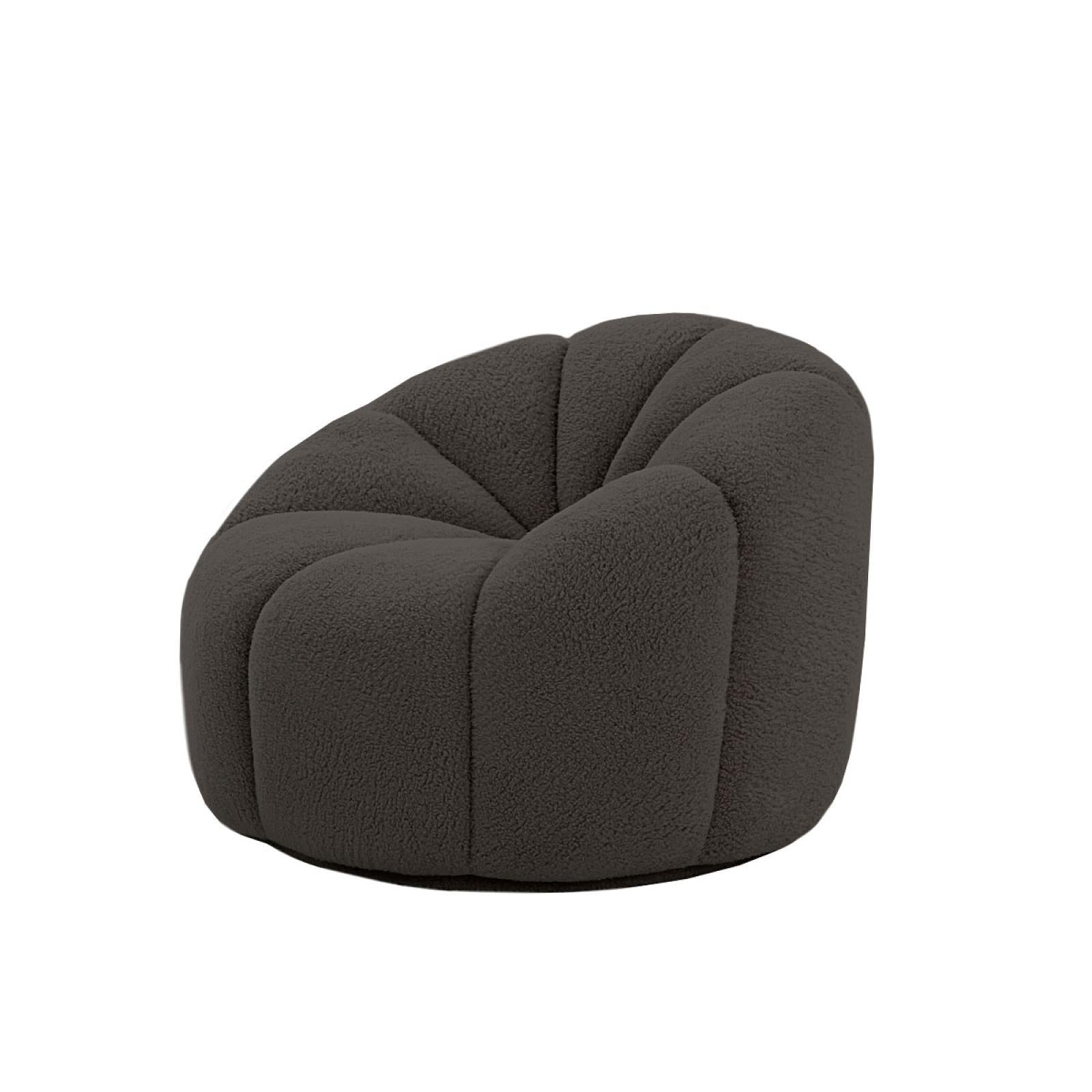 Maxi Swivel Dark Gray Accent Chair