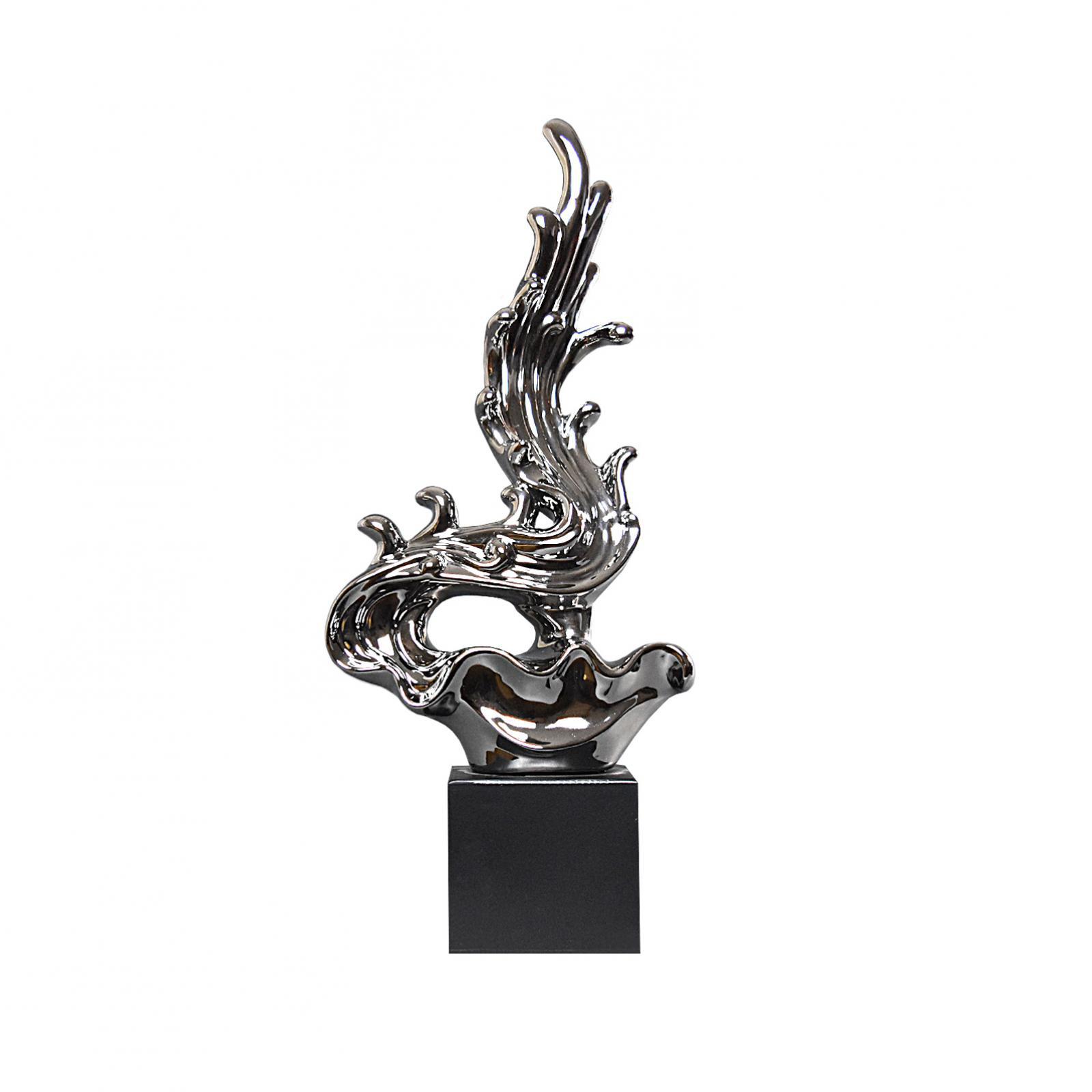 mercury silver sculpture