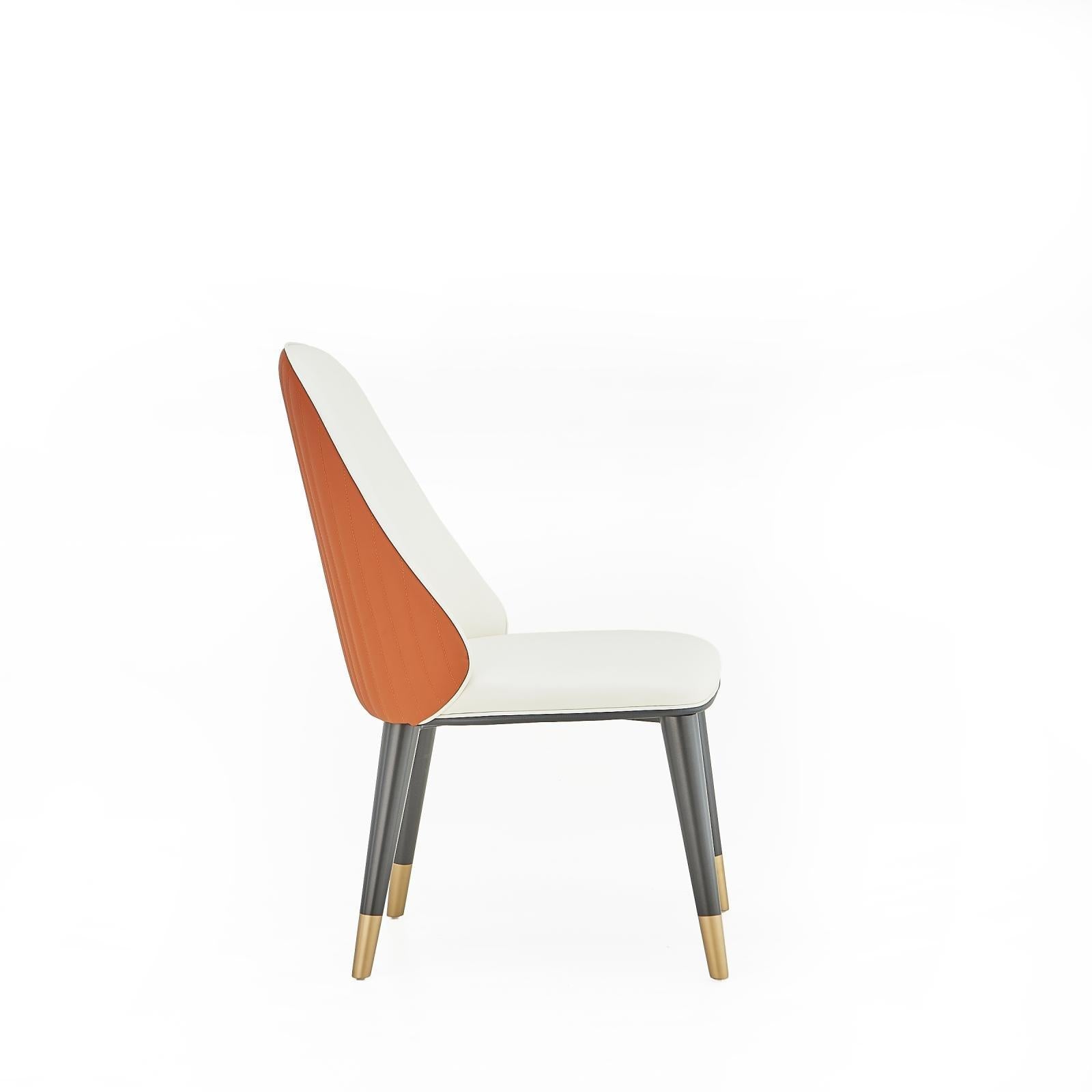 messina chg beige orange allamoda 7 dining chair