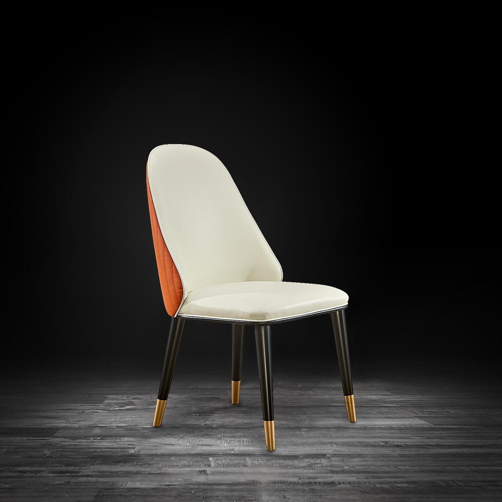 messina chg beige orange stylish 1 dining chair