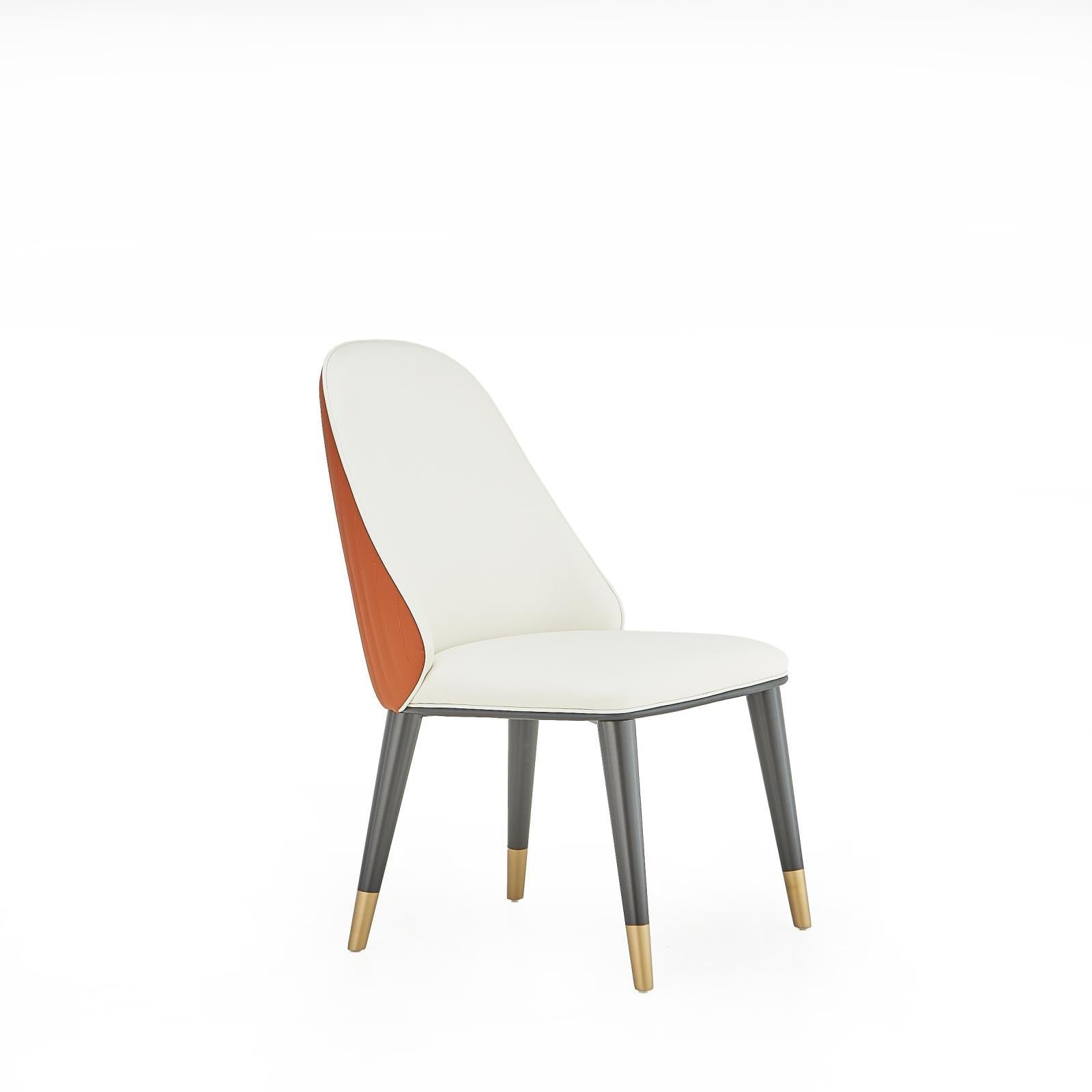 messina chg beige orange stylish 7 dining chair