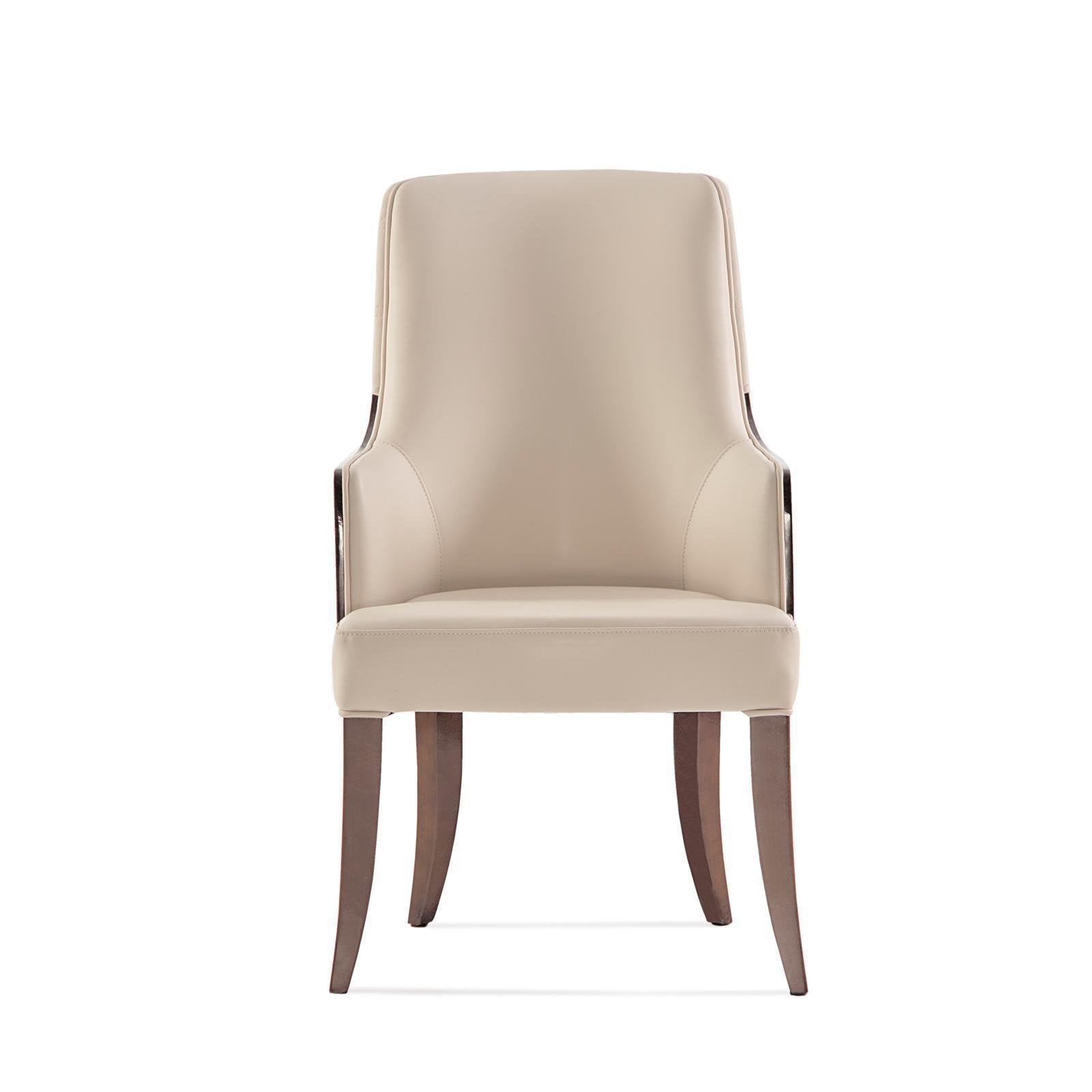 milano arm dining chair